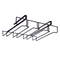 Glazen Voet Ijzer 36 x 7,5 x 26 cm (6 Stuks)