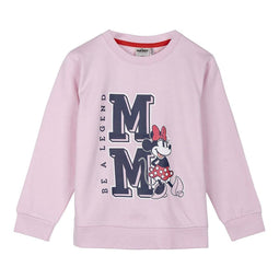 Kindersweater zonder Capuchon Minnie Mouse Roze Maat 3 Jaar