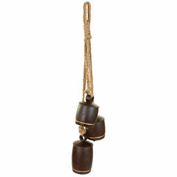 Bel Alexandra House Living Bruin Touw Ijzer 12 x 81 x 20 cm