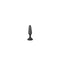 Anale Plug Glamy Zwart Siliconen