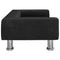 Kinderbank 70x45x26,5 cm fluweel zwart