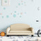 Kinderbank 70x45x30 cm stof crmekleurig