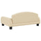 Kinderbank 70x45x30 cm stof crmekleurig