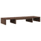 Monitorstandaard verstelbaar 80x24x10,5 cm hout bruin eiken