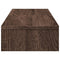 Monitorstandaard verstelbaar 80x24x10,5 cm hout bruin eiken
