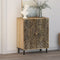Bijzetkast 60x33x75 cm massief mangohout
