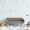 Kinderbank 70x40x24 cm stof taupe