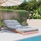 Futon slaapbank met matras 90x206x11 cm massief douglashout