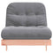Futon slaapbank met matras 90x206x11 cm massief douglashout