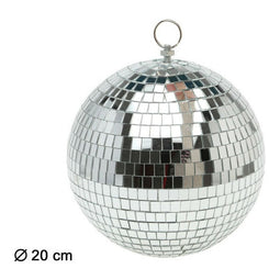 Discobal G. ACC. DECORACION 20 CM Shine Inline Zilverkleurig anos 70 (20 cm)