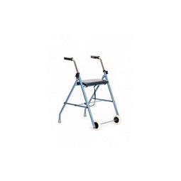 Revalidatiehulpmiddel op twee wielen - rollator Blauw zwart
