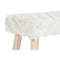 Voetensteun DKD Home Decor Wit Bruin Stads 60 x 30 x 40 cm
