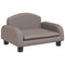Kinderbank 50x40x30 cm stof taupe