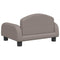 Kinderbank 50x40x30 cm stof taupe