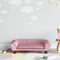 Kinderbank 70x45x26 cm fluweel roze