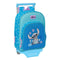 Schoolrugzak met Wielen Lilo & Stitch Hawaii Blauw 26 x 34 x 11 cm