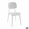 Stoel Versa Wit 39,5 x 80 x 41,5 cm (4 Stuks)