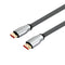 UNITEK Y-C136RGY HDMI kabel 1 m HDMI Type A (Standaard) Zilver, Zink