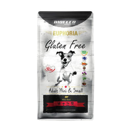 BIOFEED Euphoria Gluten Free Adult mini & small Beef - droog hondenvoer - 12kg