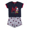 Zomerpyjama Minnie Mouse Donkerblauw Grijs Maat 8 Jaar