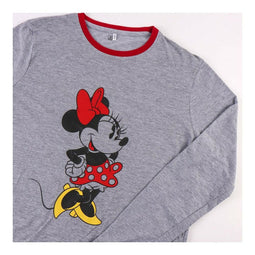 Pyjama Minnie Mouse Grijs Vrouw Maat M