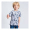 T-Shirt met Korte Mouwen voor kinderen Mickey Mouse Grijs Maat 4 Jaar