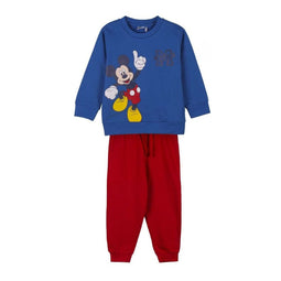 Joggingpak voor kinderen Mickey Mouse Blauw Maat 5 Jaar