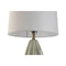 Bureaulamp Home ESPRIT Wit Groen Keramiek 50 W 220 V 40 x 40 x 78 cm