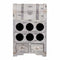 Flessenrek Alexandra House Living PVC Hout Metaal 30 x 64 x 41 cm Koffer