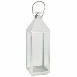 Lykta Alexandra House Living Zilver Glas Roestvrij staal 23 x 72 x 24 cm
