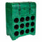 Flessenrek Alexandra House Living PVC Hout Metaal 28 x 59 x 45 cm Koffer