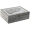 Doos-Juwelenkistje Home ESPRIT Groen Zilverkleurig Hout Aluminium 22,5 x 17,5 x 7,6 cm