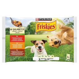 PURINA Friskies in jelly - natvoer voor honden - 4 x 85g