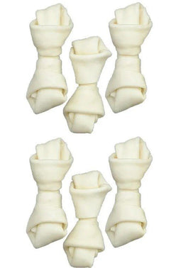 ZOLUX Knotted white bone - kauwstaaf voor hond - 54g