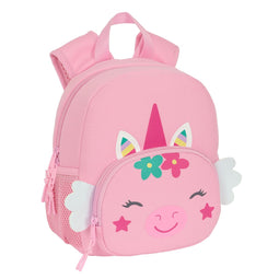 Kinderrugzak Safta Eenhoorn Roze 20 x 25 x 9 cm