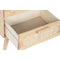 Nachtkastje Home ESPRIT Hout Metaal Rotan 40 x 30 x 48 cm