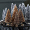 Rivièra Maison Sparkling Forest Deco Trees silver set van 4