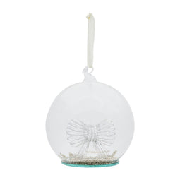 Rivièra Maison Glittery Bow Ornament Dia 10 SET van 4