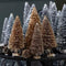 Rivièra Maison Sparkling Forest Deco Trees gold set van 5