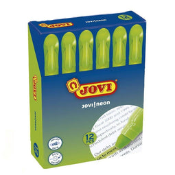 Fluoriscerende Markeerstift Jovi Jovi!neon Groen 12 Onderdelen