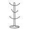 Hanger voor mokken Zwart Metaal 16 x 39 x 16 cm (6 Stuks)