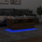 Salontafel met LED-verlichting 90x49x40 cm artisan eikenkleurig