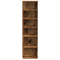 Schoenenkast 28x27x102 cm bewerkt hout oud houtkleurig