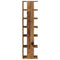 Schoenenkast 28x27x102 cm bewerkt hout oud houtkleurig