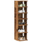 Schoenenkasten 2 st 28x27x102 cm bewerkt hout oud houtkleurig