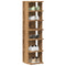 Schoenenkasten 2 st 28x27x102 cm bewerkt hout artisanaal eiken