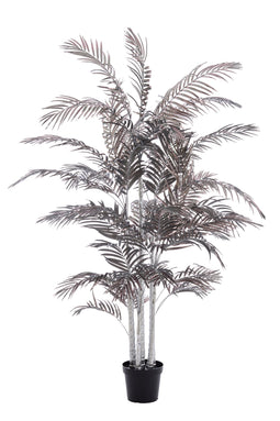 Light&living Ornament in pot 198x160x198 cm PALM metallic grijs