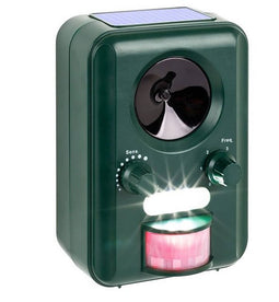 Sonic 2000 ultrasoon afweer met bewegingsmelder, flits en solar