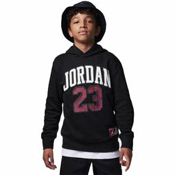 Kindersweater Jordan Jordan Hbr Flc Po Zwart Maat 13-15 Jaar