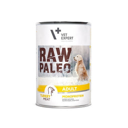 RAW PALEO Adult Monoproteïne Kalkoen - natvoer voor honden - 400 g